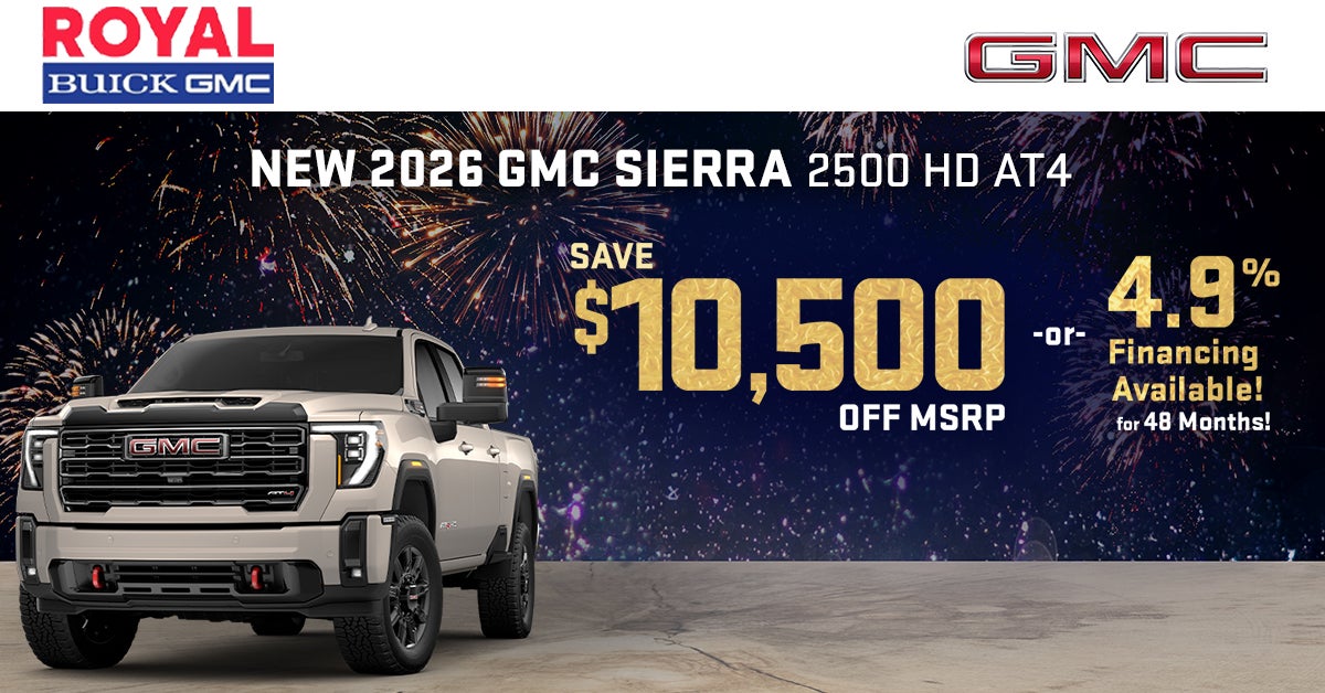 New 2026 Sierra 2500 HD AT4