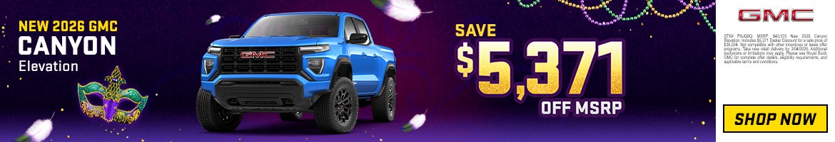 2026 GMC Canyon Elevation