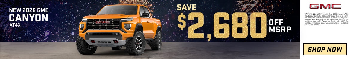 2026 GMC Canyon AT4X