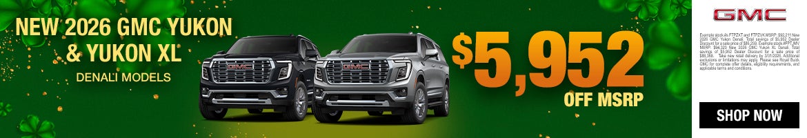 New 2026 GMC Yukon Denali and Yukon XL Denali