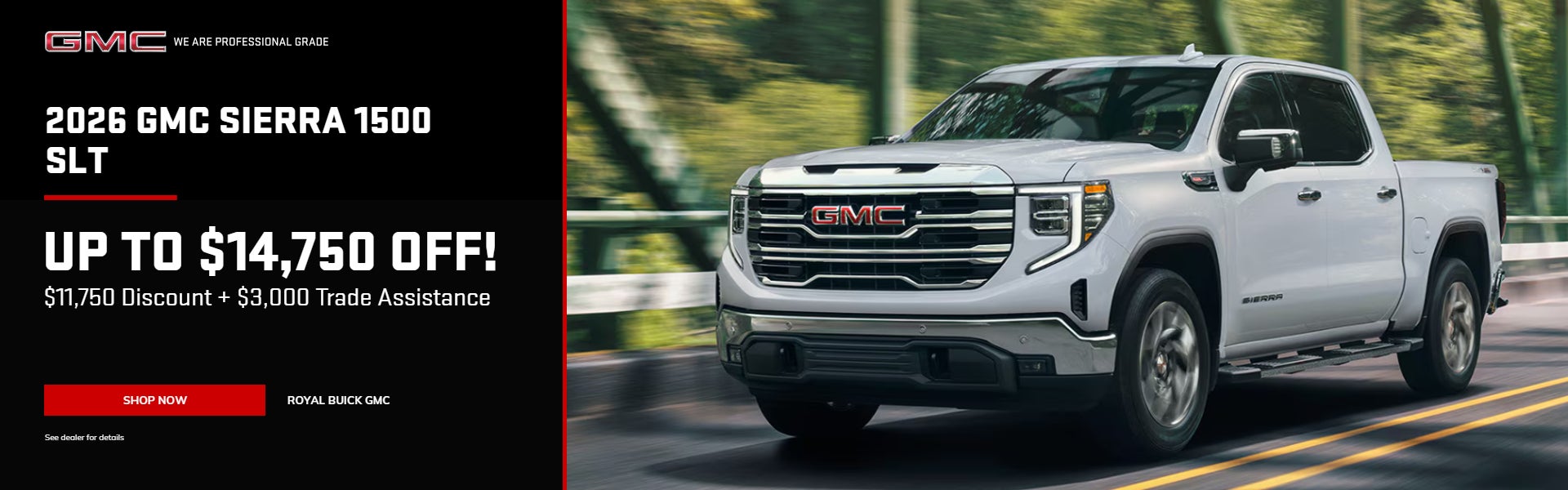 2026 GMC Sierra 1500 SLT
